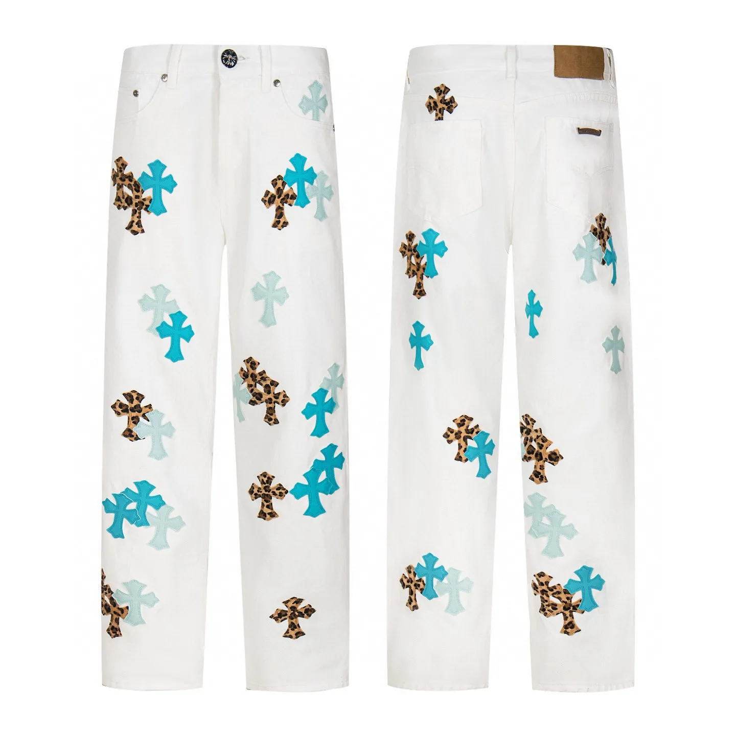 140 Chrome Hearts 25SS Canvas ， ， ！ ！ zp ， Canvas Breathable ， ， ， ！ up！ ： # ：White Size：28 30 32 34 36